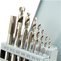 HSS Metric Machine Tap & Drill 14pcs Set M3-M12